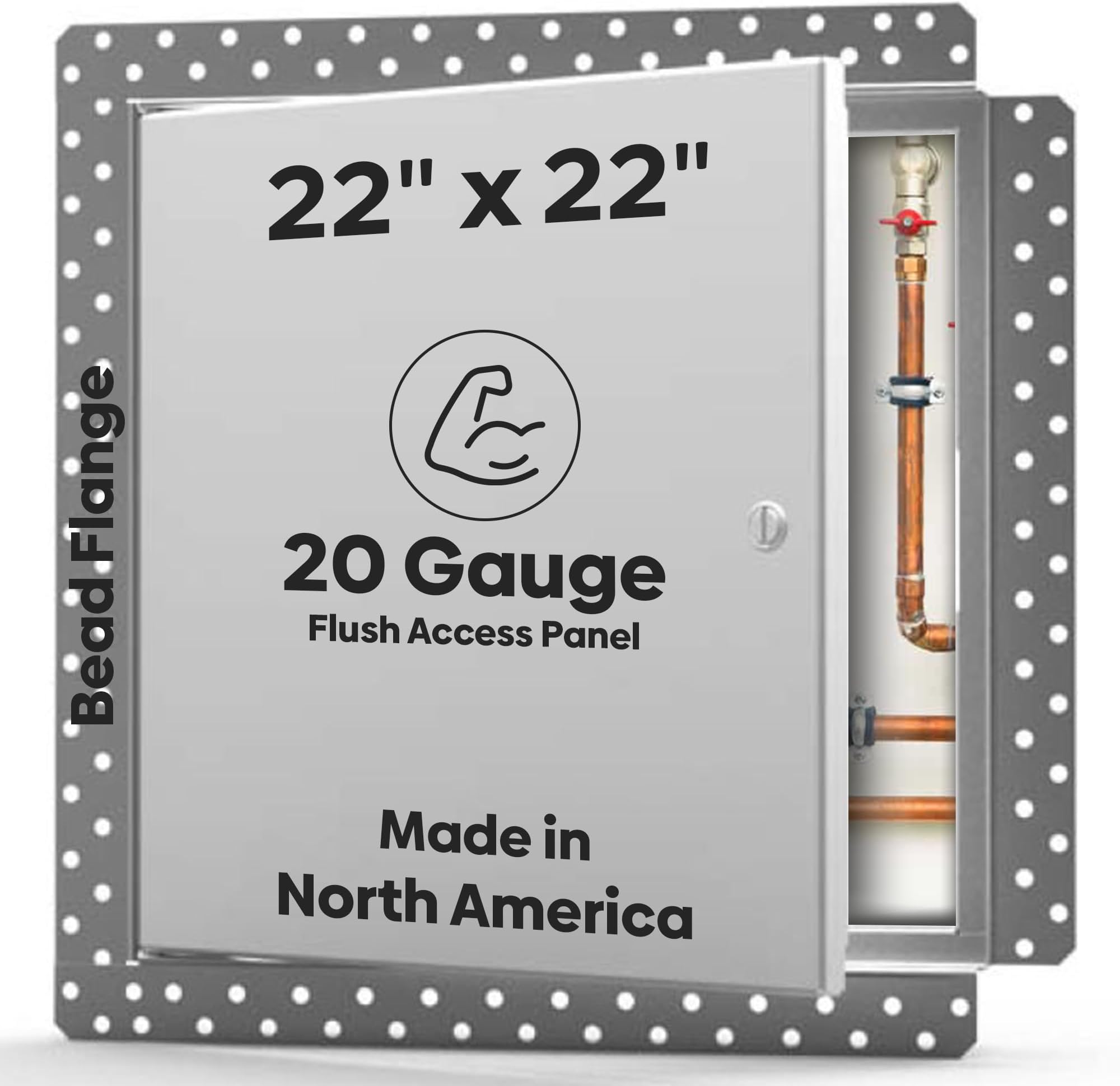 24" x 24" Drywall Inlay Access Panel with Drywall Flange