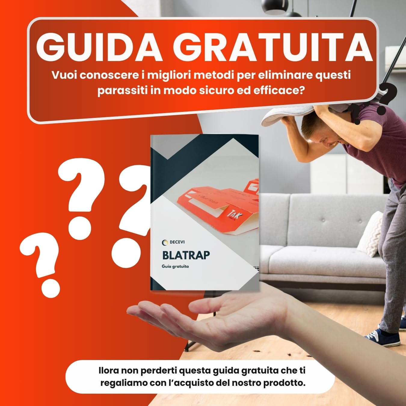 12 Trappola per scarafaggi, Trappola per blatte da interno - Prodotto in Italia - Trappola Blatte e Scarafaggi, trappole Insetti e Ragni in casa, Soluzione Efficace e Sicura (12 Trappole)