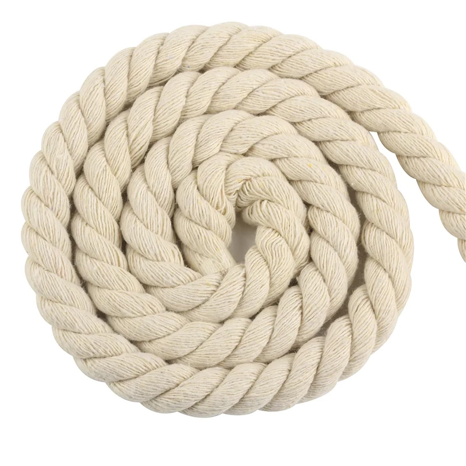 Ficelle torsadée en coton résistant 10 mm pour réparer des anses de sac ou suspensions