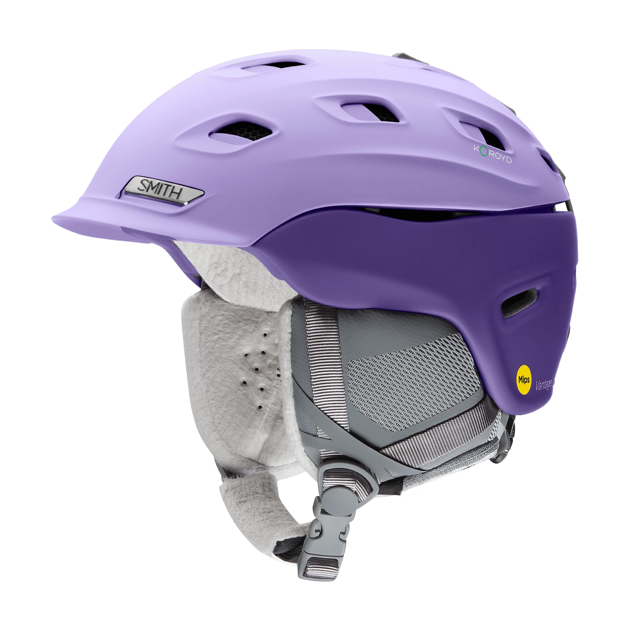 Smith Vantage Women's MIPS Snow Helmet - Matte Peri Dust/Purple Haze, Small