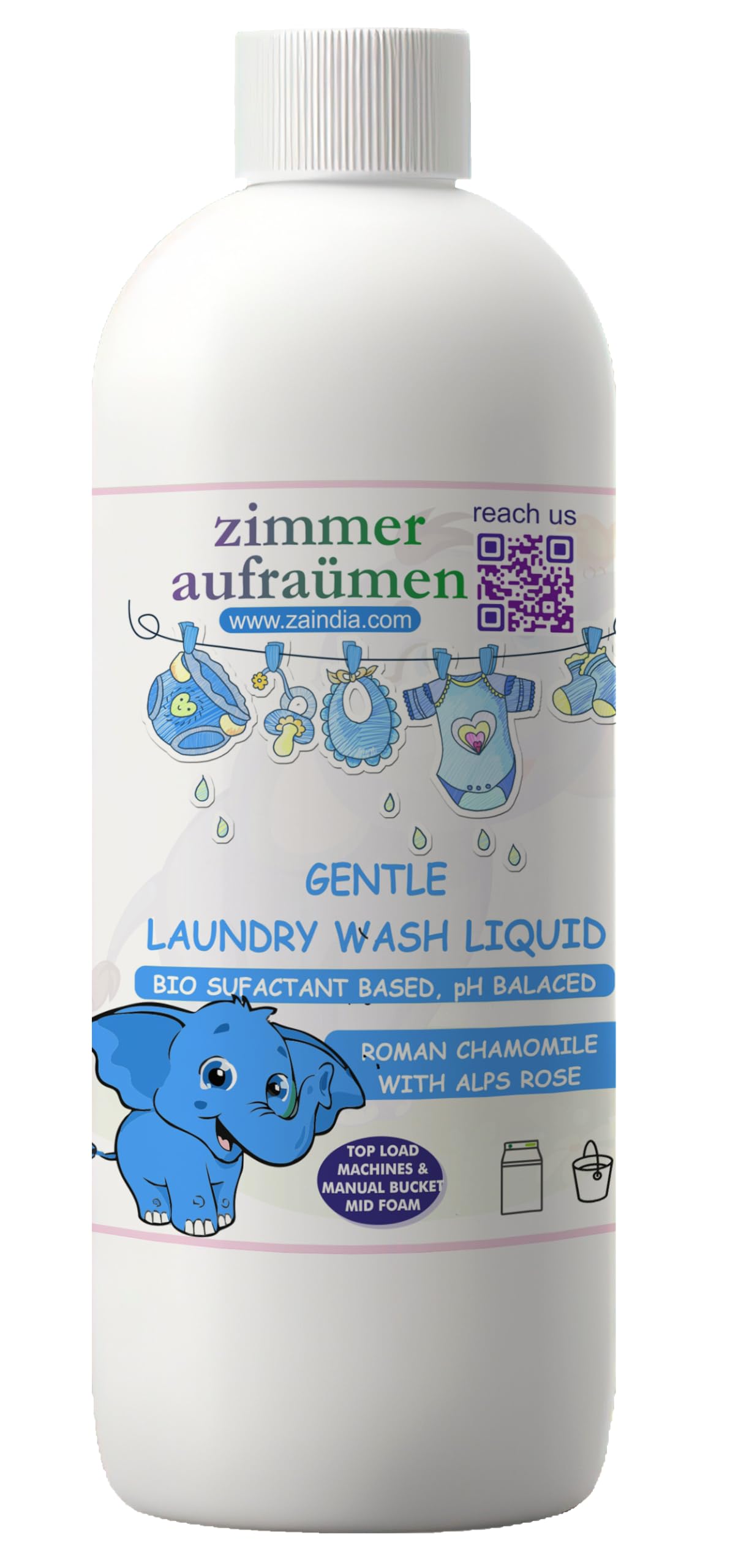 Zimmer Aufraumen Baby Laundry Liquid Washing Detergent (for Top Load Machine & Bucket Wash) with Plant Derived Ingredients & 5 Bio Enzymes Blend and Neem Oil. (B08LH87WZR) Amazon Price History, Amazon Price Tracker
