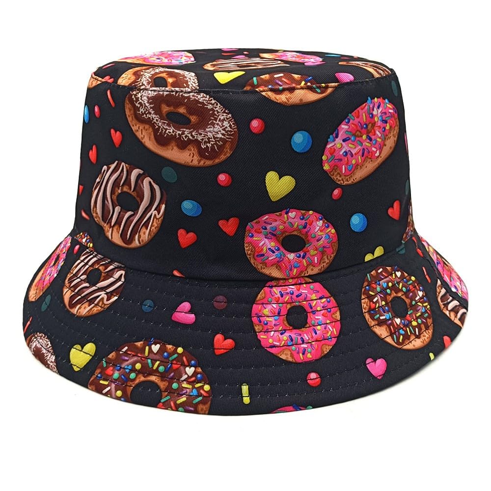 Bucket Hat for Women Men,Travel Sun Beach Cap,Unisex Fishing Outdoor Boonie