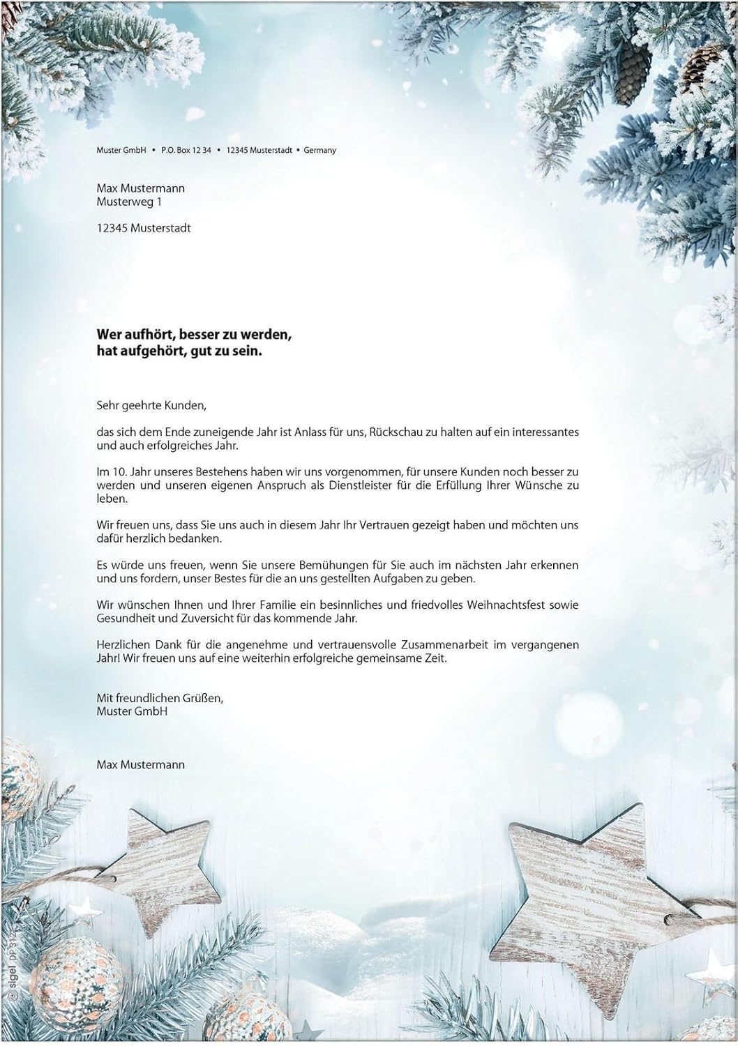 SIGEL DU284 Envelopes with Christmas Pattern, White and Green, DL Size (11 x 22 cm), 25 Pieces