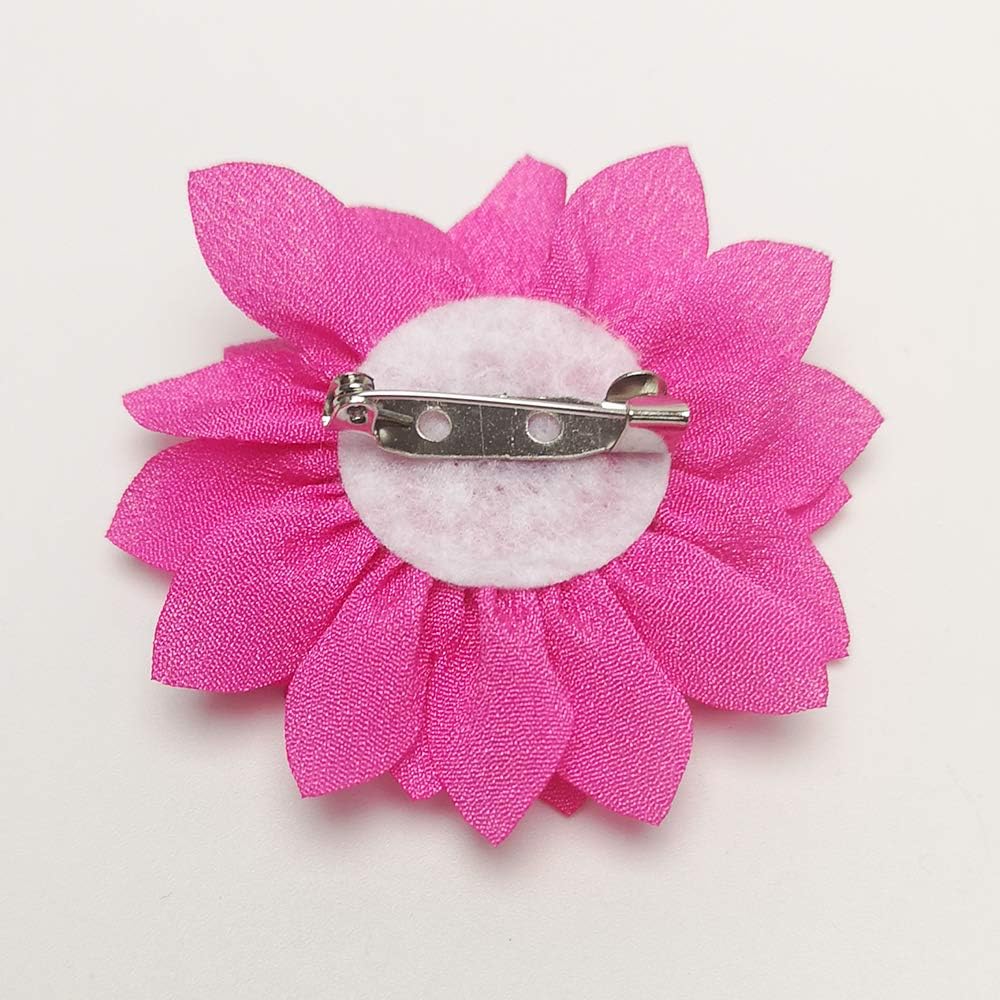 Chenkou Craft 50pcs Silver Plated Metal Back Brooches Bar Pin (Silver, 1"(25mm))