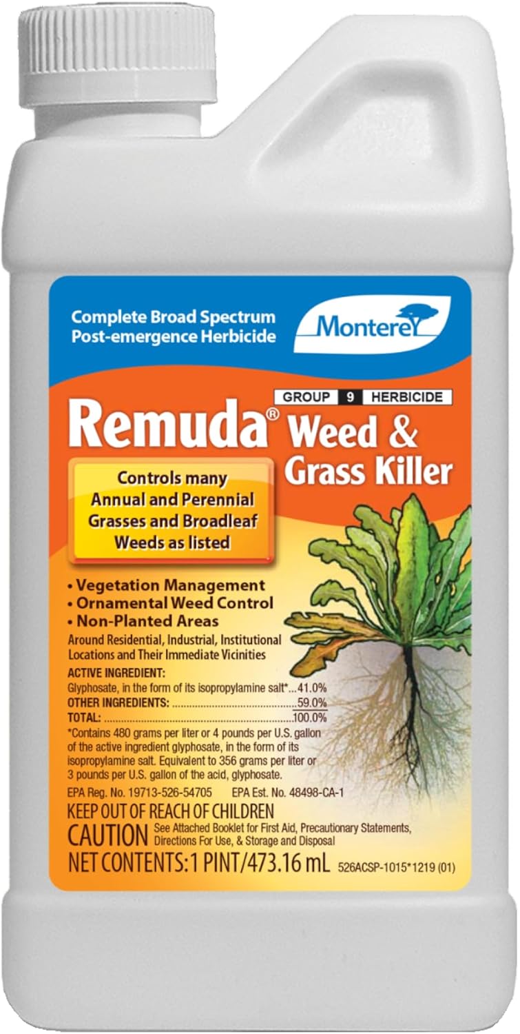 Monterey Remuda Weed & Grass Killer Complete Broad Spectrum Post-Emergence Herbicide - 1 Pint