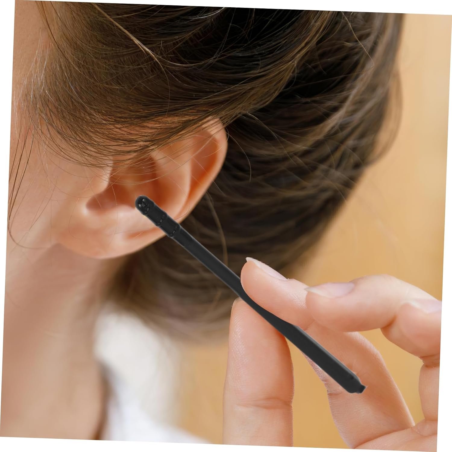 100pcs Adhesive Ear Cleaning Stick Ear Wax Removal Tool Reusable Cleaner Sticky Wax Remover Picking Tools for Home Use