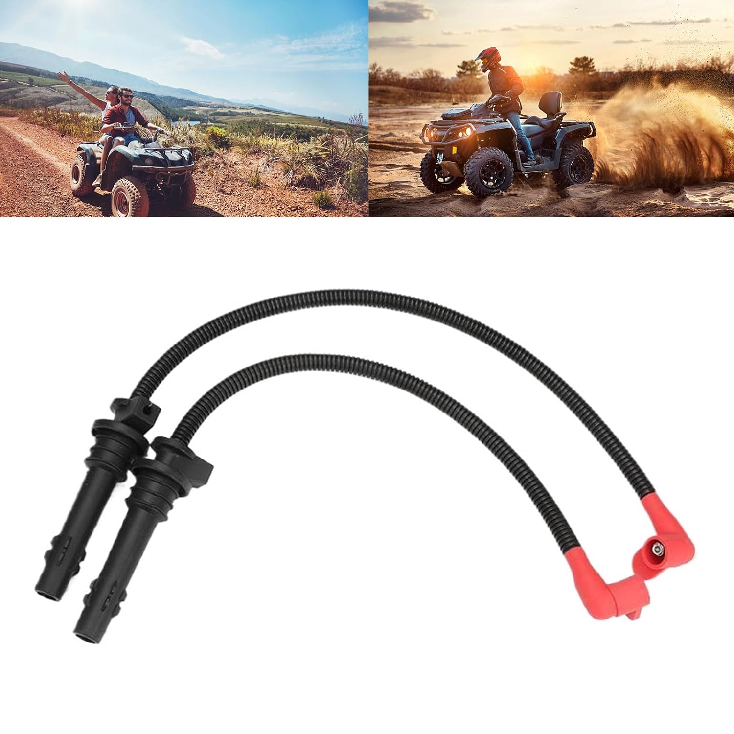 Sparks Plugs Cable 4014295 4014296 for All Terrains Vehicles Superior Ignitions Reliability Corrosions Design Ignition Cable