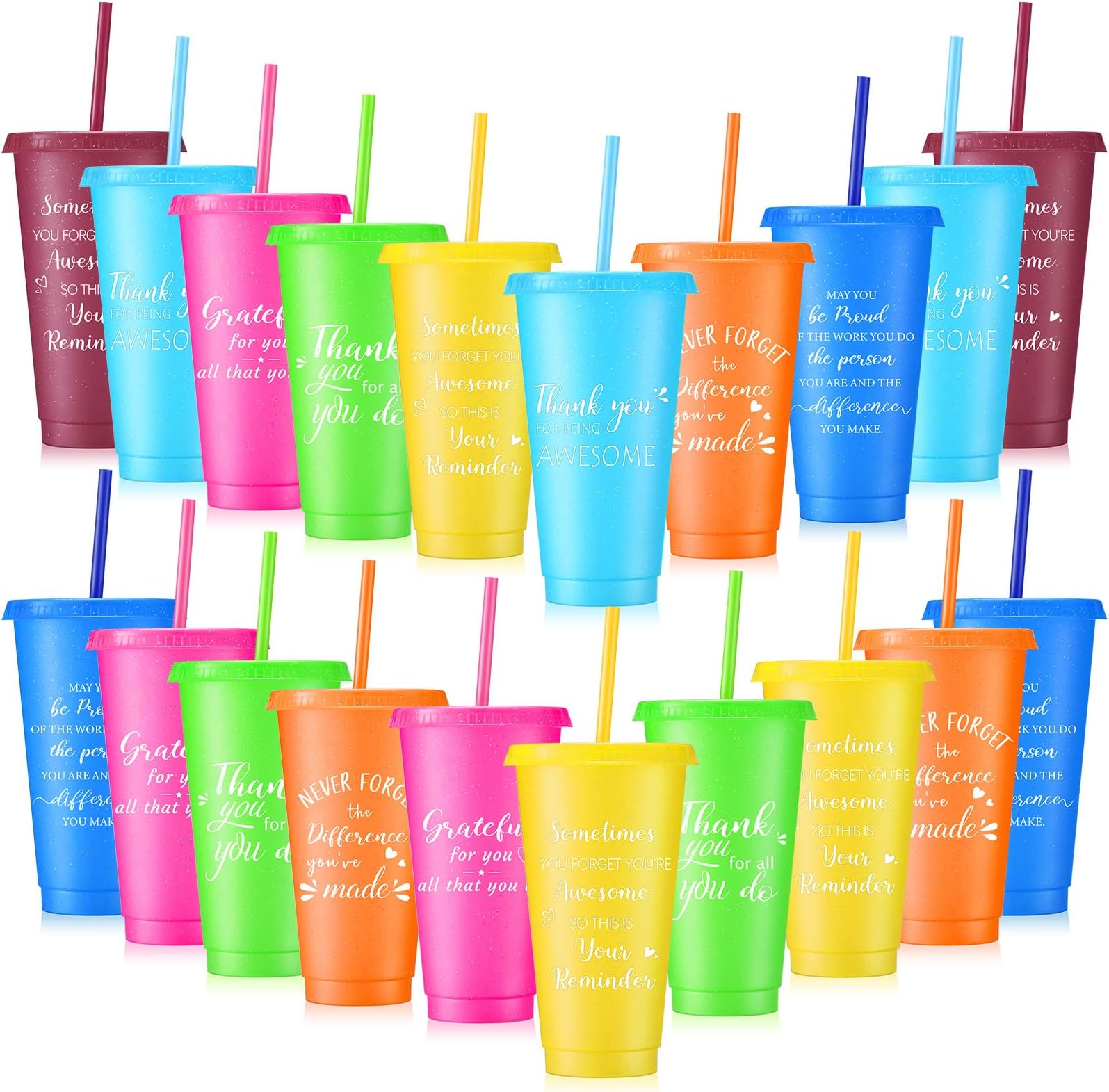 Mumufy 12 Pcs Employee Appreciation Gifts 16 oz Thank You