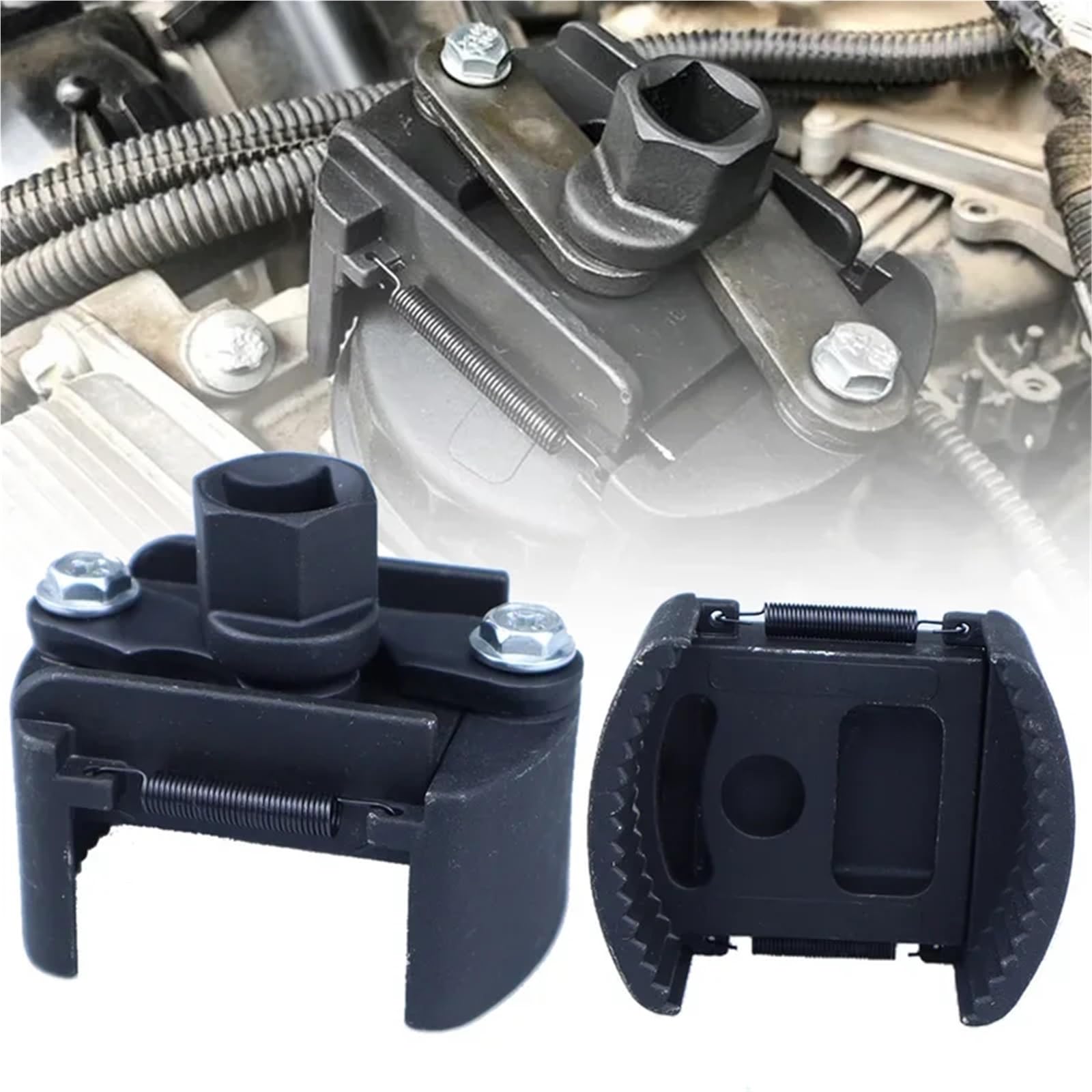 Strumento per filtro olio, 2 pezzi, chiave regolabile per rimozione del filtro dell'olio per auto e moto, strumento di rimozione del filtro dell'olio