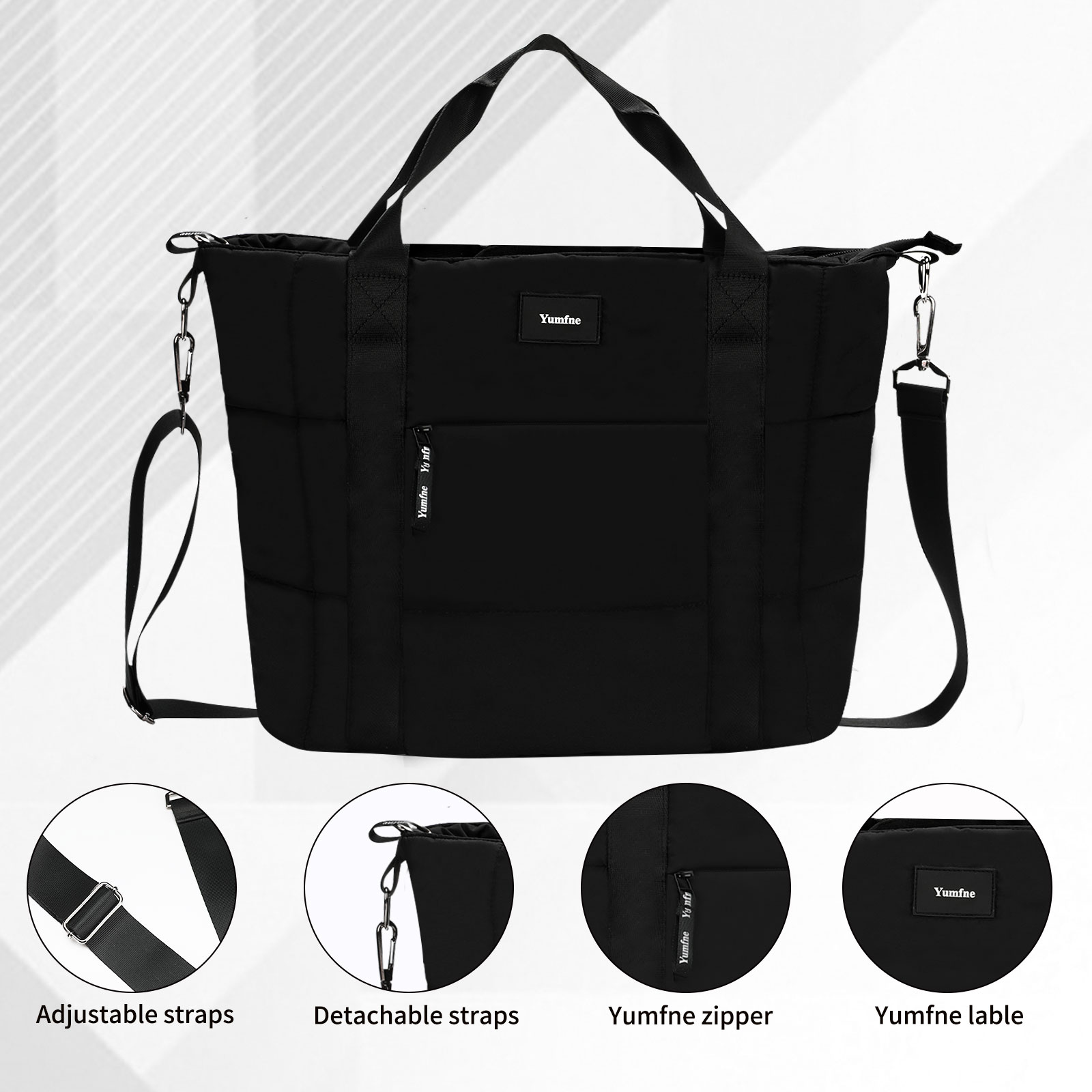 Tote Bag for Women Travel tote Large Weekender Handbag With Zipper