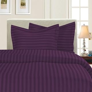 Elegant Comfort Striped Duvet Cover Set image