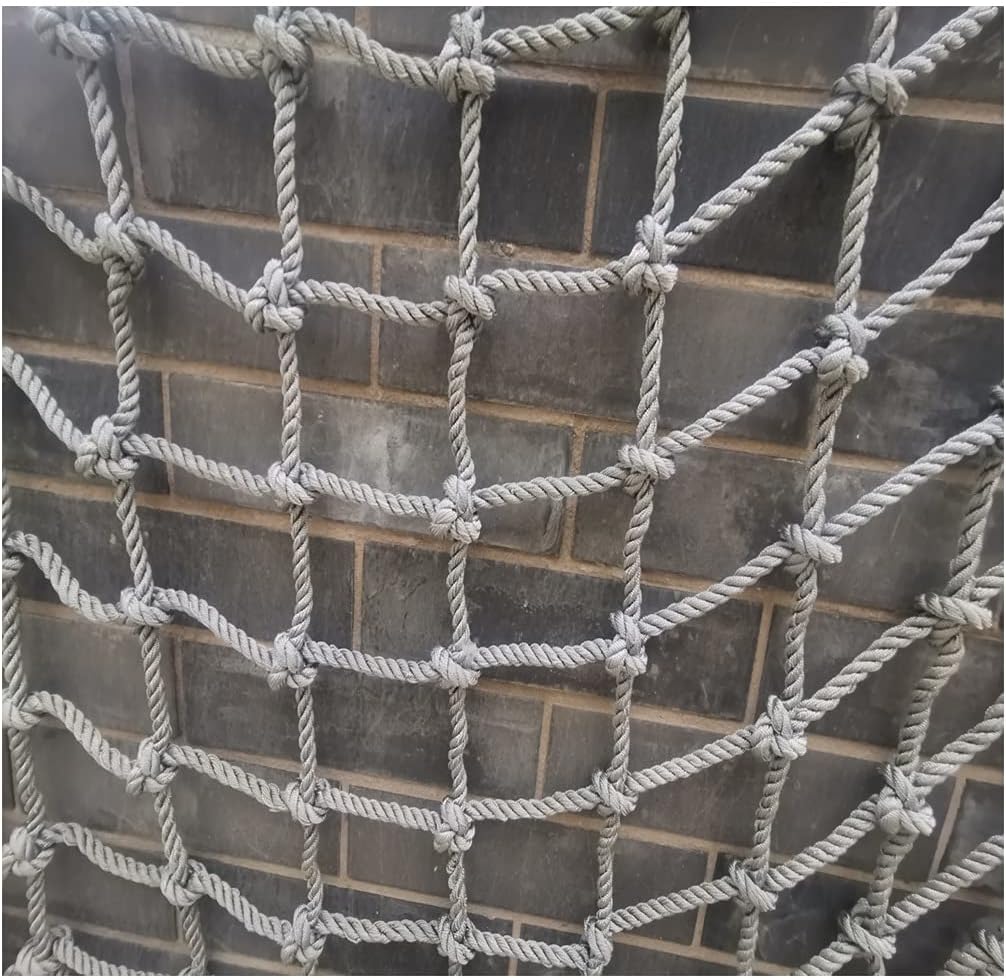 Playground Net Climbing Dia 6mm, Safety Nets Cargo Heavy Duty Netting Treehouse Protection, Ladder Swing Nylon(8mm-10cm,1X6m/3.3X19.69ft)