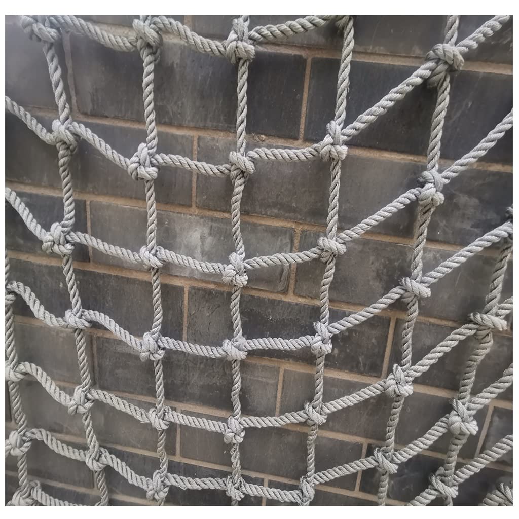 GTHTUHFD Outdoor Climbing Nets Practice Net Dia 8Mm Climbing Netting Garden Netting Fall Prevention Nets Decorative Rope Nets Children'S Climbing Training Nets Automotive Car,3X3m/9.8X9.8ft
