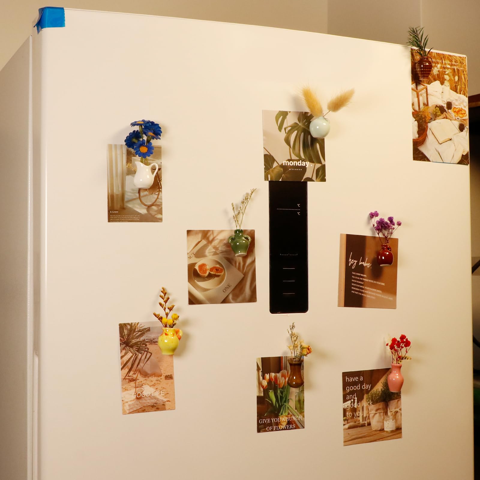 Calendrier de l'Avent 2025 Magnet Frigo pour Enfants Adulte Filles Garçons Femmes Hommes Calendriers de Noël 24 Jours Aimant Réfrigérateur