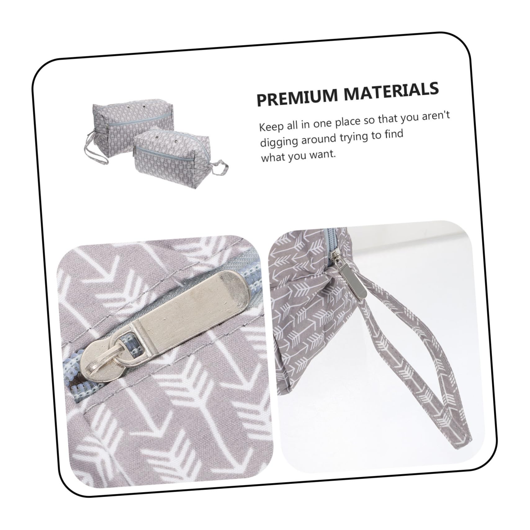 Operitacx 2pezzi Borsa Portaoggetti Per Maglia Lana Da Organizer Per Accessori Maglieria Sacchetti Di Stoccaggio Per Uncinetto e Materiale Da Cucito