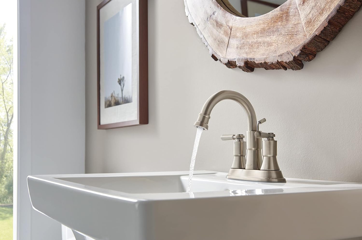 Peerless Westchester Centerset Bathroom Faucet Oil Rubbed Bronze, Bathroom Sink Faucet, Drain Assembly, Oil-Rubbed Bronze P2523LF-OB