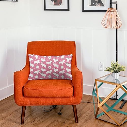 Miniatura 7 de Pink Mini Pigs Plush Body Pillow Cover Soft Sofa Pillow Cases Durable Body Pillowcases 8"x12"