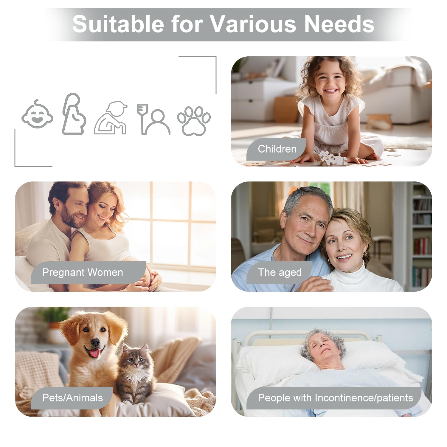 Lot de 2 protections de siège imperméables lavables pour incontinence pour adulte - Coussins de siège absorbants pour fauteuil roulant, canapé, fauteuil, sièges de voiture, incontinence, chaises pour