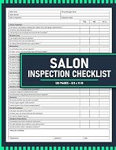 Salon Inspection Checklist: Daily Salon Log Book for Managers and Staff to Track Cleaning, Maintenance and Safety | 120 Pages.