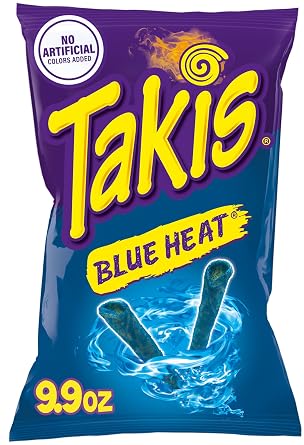 Takis Blue Heat Rolled Tortilla Chips, 9.9oz Bag
