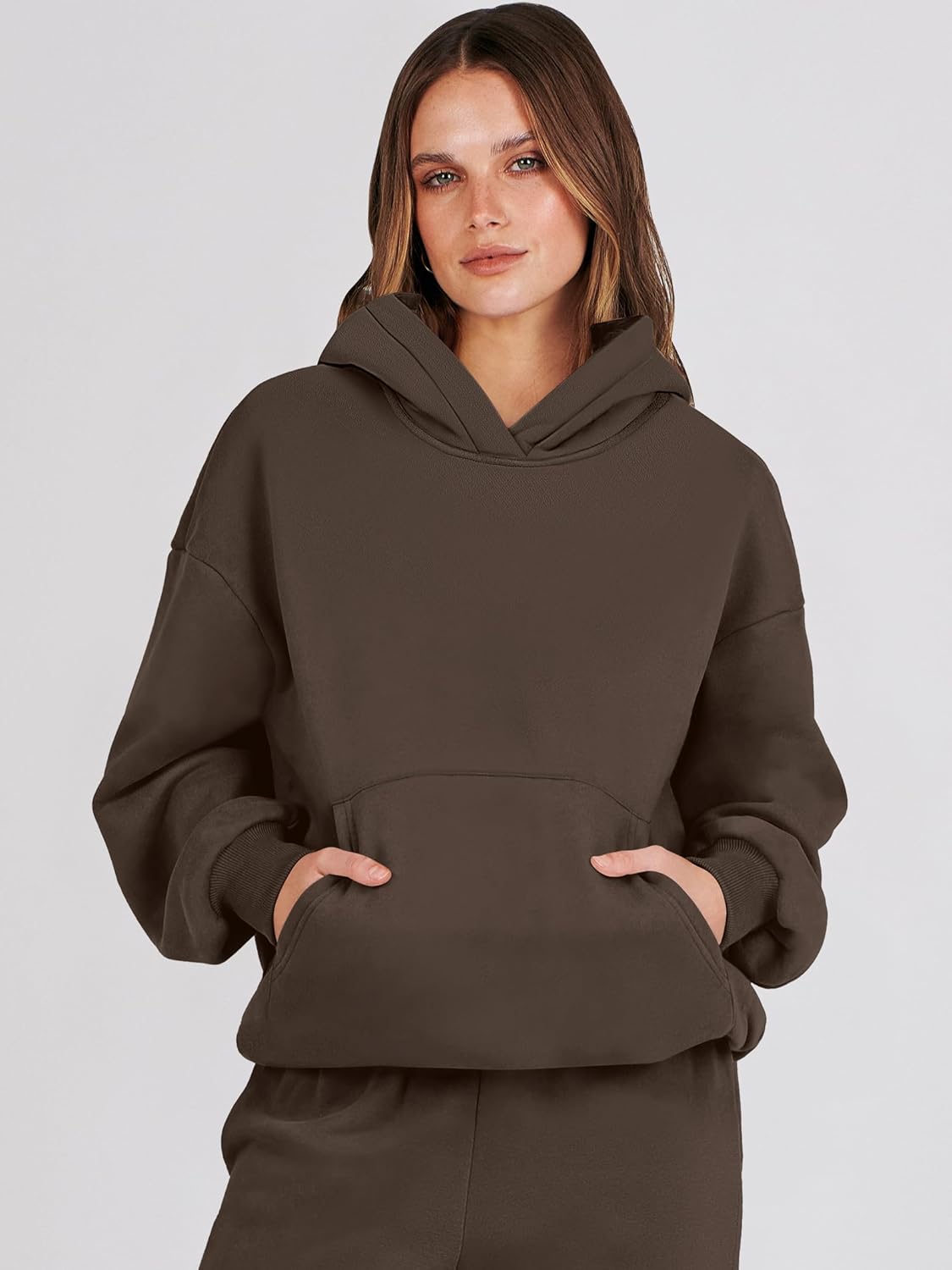 ANRABESS Womens 2 Piece Outfits Lounge Hoodie Oversized Sweatshirt Jogger Sweatpants Y2K Tracksuit Sweatsuit Set Fall Clothes - Image 4