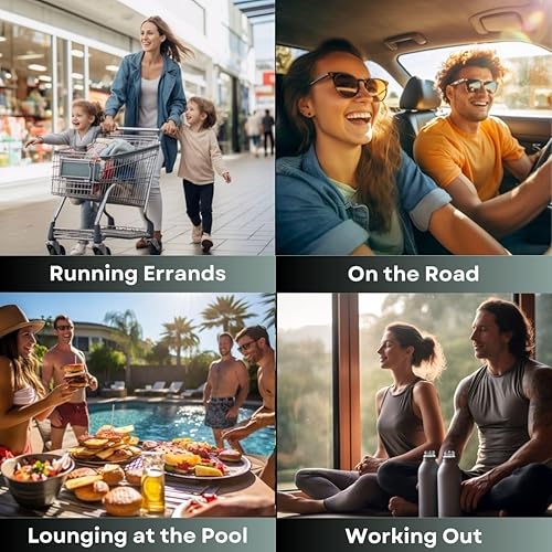 Miniatura 5 de Bolsa de silicona para botella de agua, bolsa para vasos, compatible con Stanley Cup, compatible con Stanley de 40 onzas, accesorios para botellas