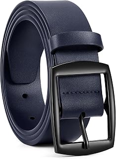 JASGOOD Men's Genuine Leather Belt Formal & Casual Belt for Men, Dress Belt