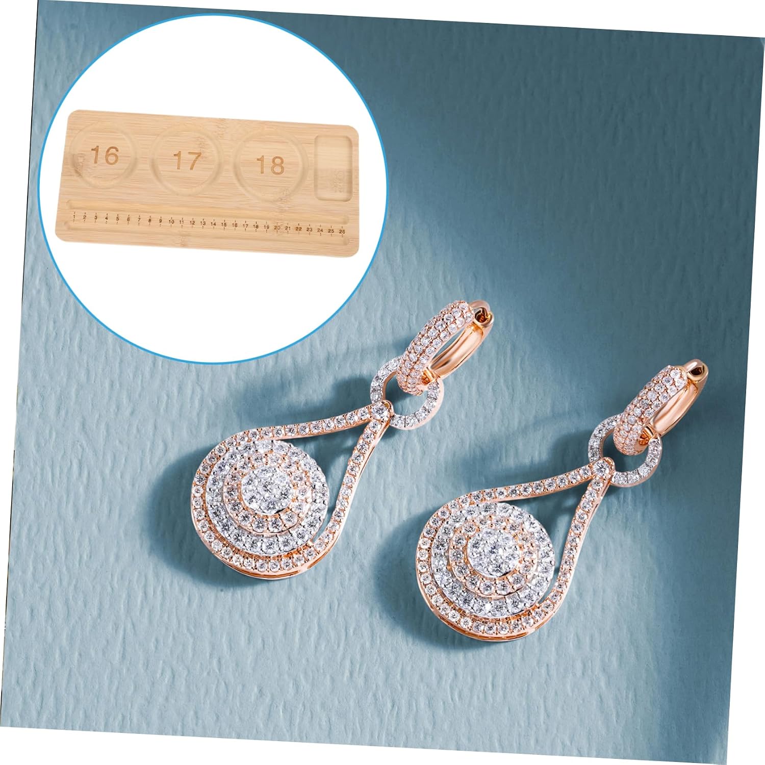 LIFKOME Diy Jewelry Design Beading Projects Kit Wooden Bracelet Board Scale Bead Mat Tray for Craft Beads