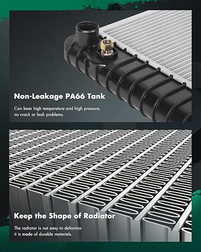 Vista 836 de SCITOO Reemplazo completo del radiador de aluminio para 1993-1998 para Toyota para T100 2.7L 3.0L 3.4L 2090 Radiador