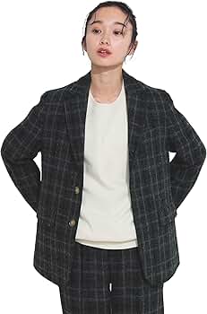 【極美品】BEAMS BOY × ハリスツイード 千鳥格子 ジャケット 0 極美品】BEAMS BOY × ハリスツイード 千鳥格子 ジャケット 0