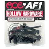 ACE Hollow Gripper Bolts Skateboard Hardware | Lightweight Grade 12 Steel Bolts with Micro Grip Technology – Allen Head Skate Hardware for Secure Fit – Includes 8 Bolts, 8 Nuts, Allen Key & Sticker
