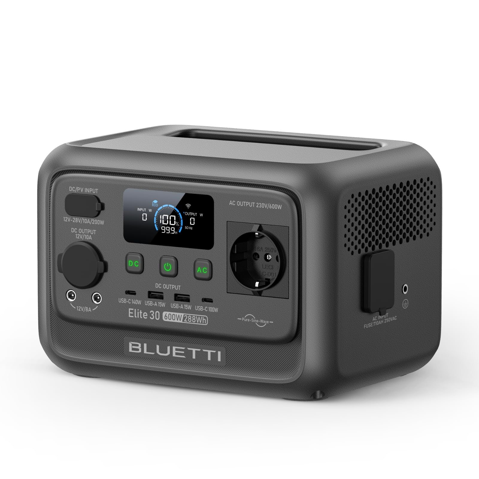 BLUETTI Stazione di Energia Portatile Elite 30 V2, Batteria 