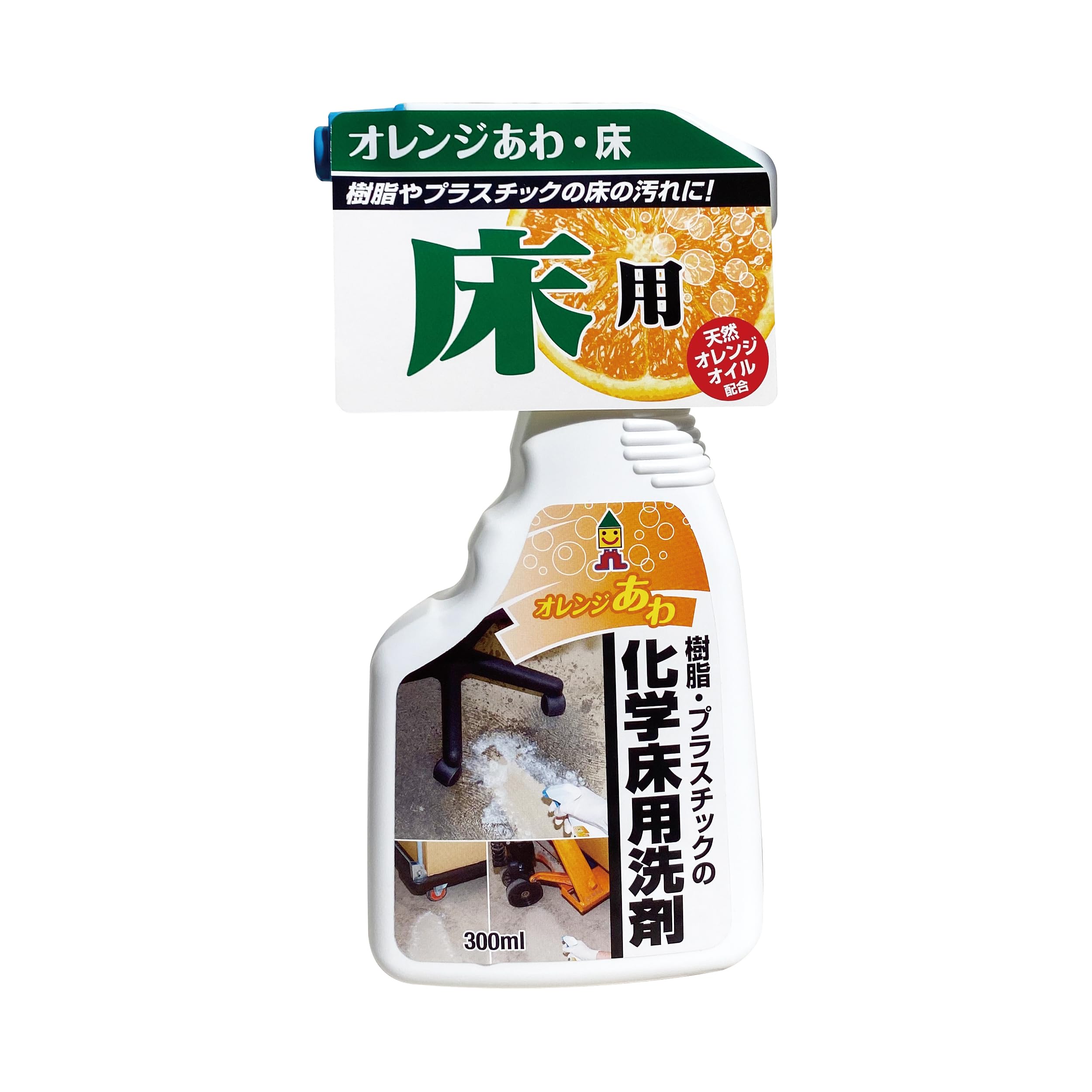 日本ミラコン産業 化学床の汚れ落し オレンジあわ・床用 300ml BOTL-19