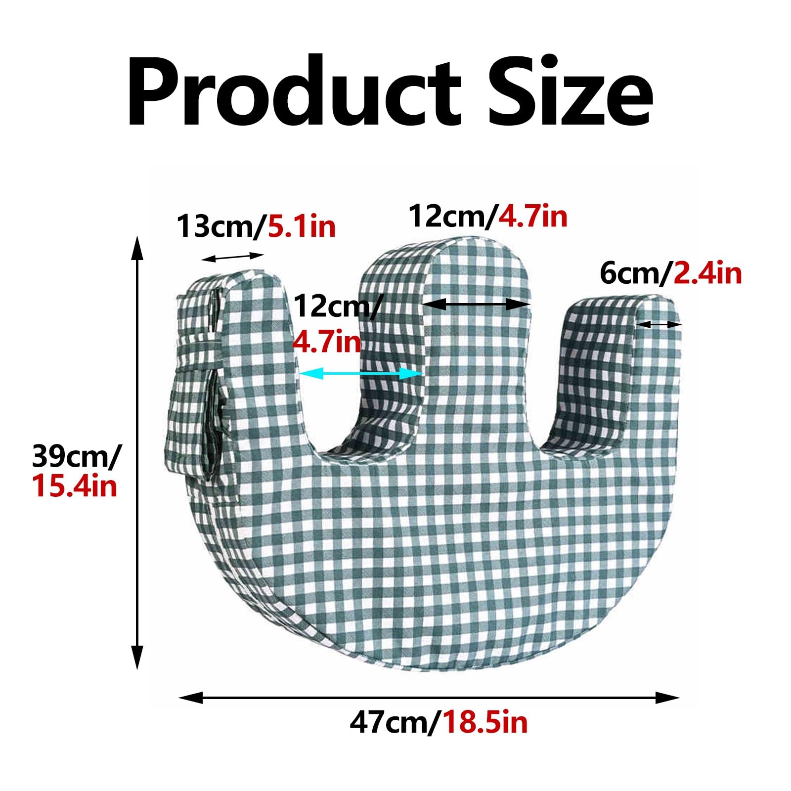 ERRULAN Elderly Turning Device, Detachable U Shaped Bed Rest Leg Pillow Patient, Anti-Decubitus Nursing Products, Multifunctional Paralyzed Elderly Assistance Products