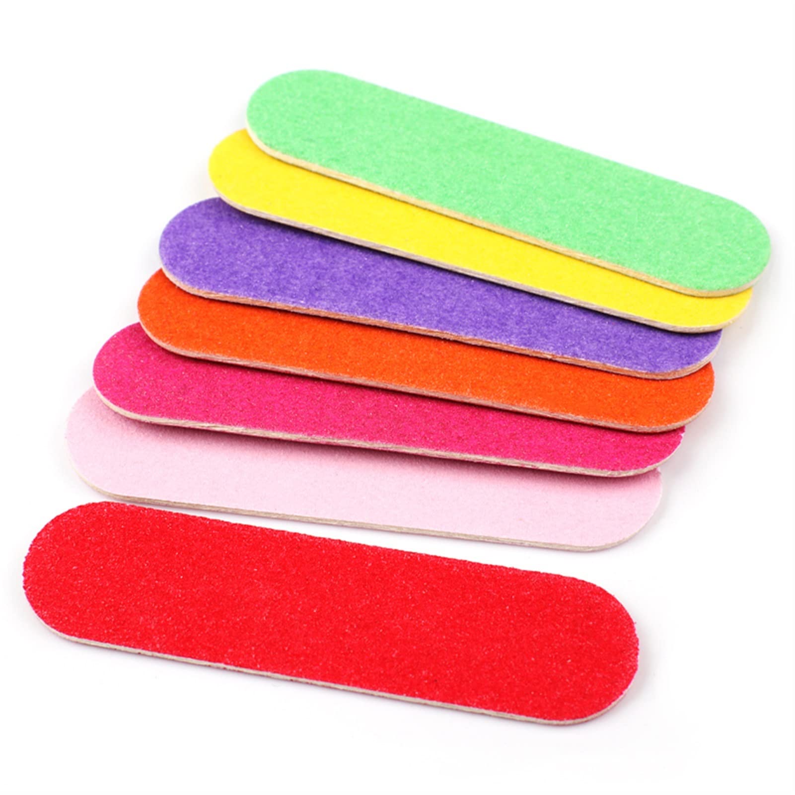 Kit per la Cura delle Unghie Emery Boards con Nail Tampone di Carta vetrata for Legno da 500 Pezzi Mini Lima for Unghie Tampone di Legno for levigatura