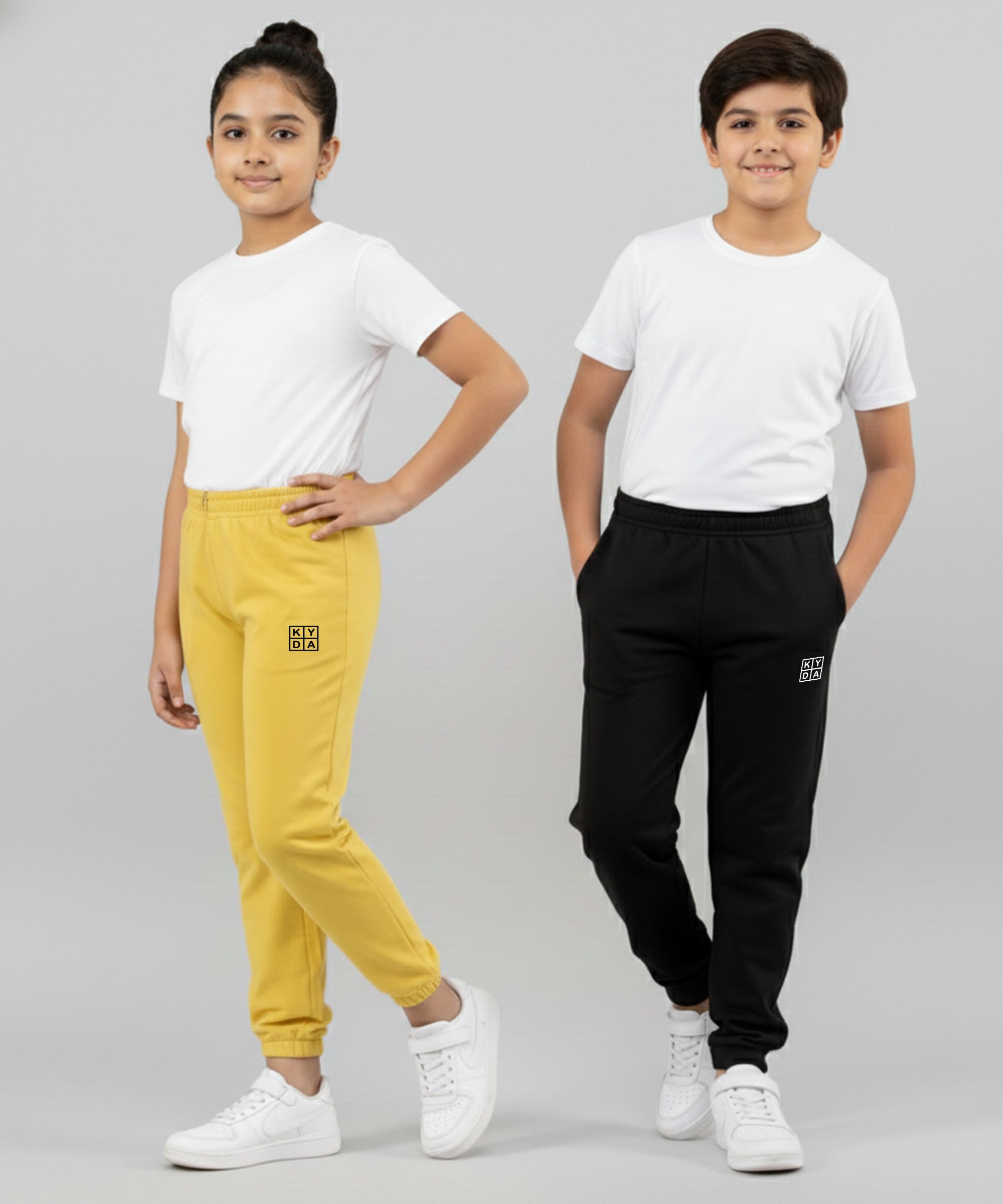 KYDA Kids Pantalones de chándal unisex para niños