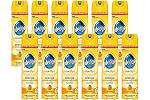 Pledge Orange Furniture Polish Spray: a streak-free shine for your home