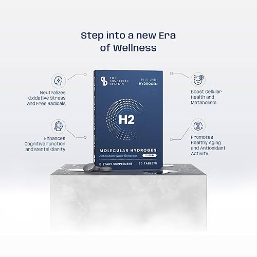 Miniatura 2 de Comprimidos de hidrógeno molecular H 12 PPM  Apoya la salud celular y la producción de energía  Fuente biodisponible de magnesio  30 tabletas