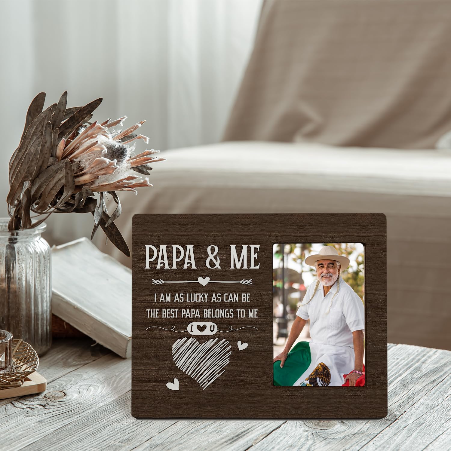 Amazon.com - Mancheng-zi Papa and Me Picture Frames - Papa Gifts