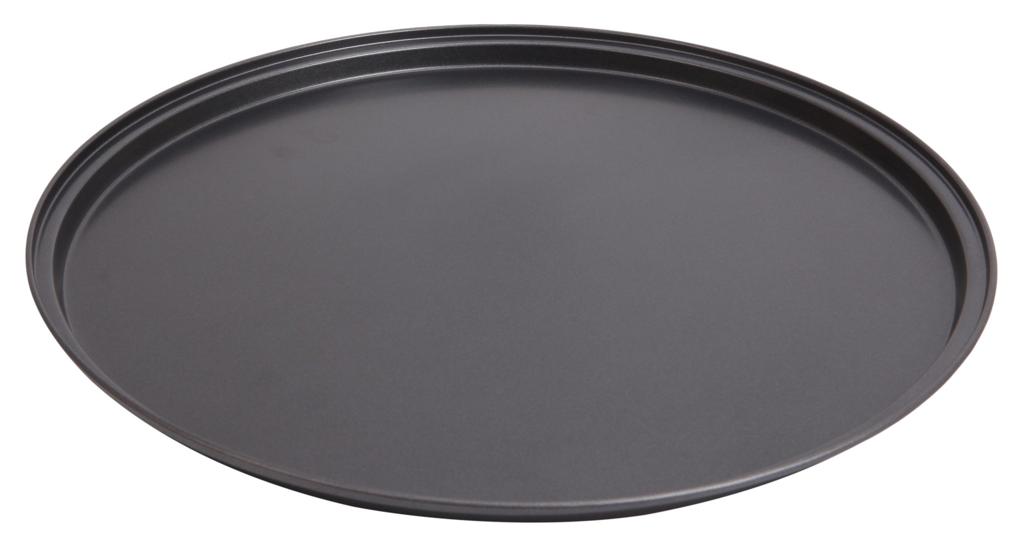 Wee's Beyond 6852-C Non-Stick Easy Release Pizza Pan 13.5", Dark Gray