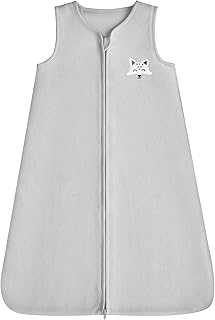 Sponsored Ad - DaysU Micro Fleece Baby Sleep Sack, Baby Sleeping Bag Sleeveless with Two-Way Zipper, Sleep Sack for Baby U...