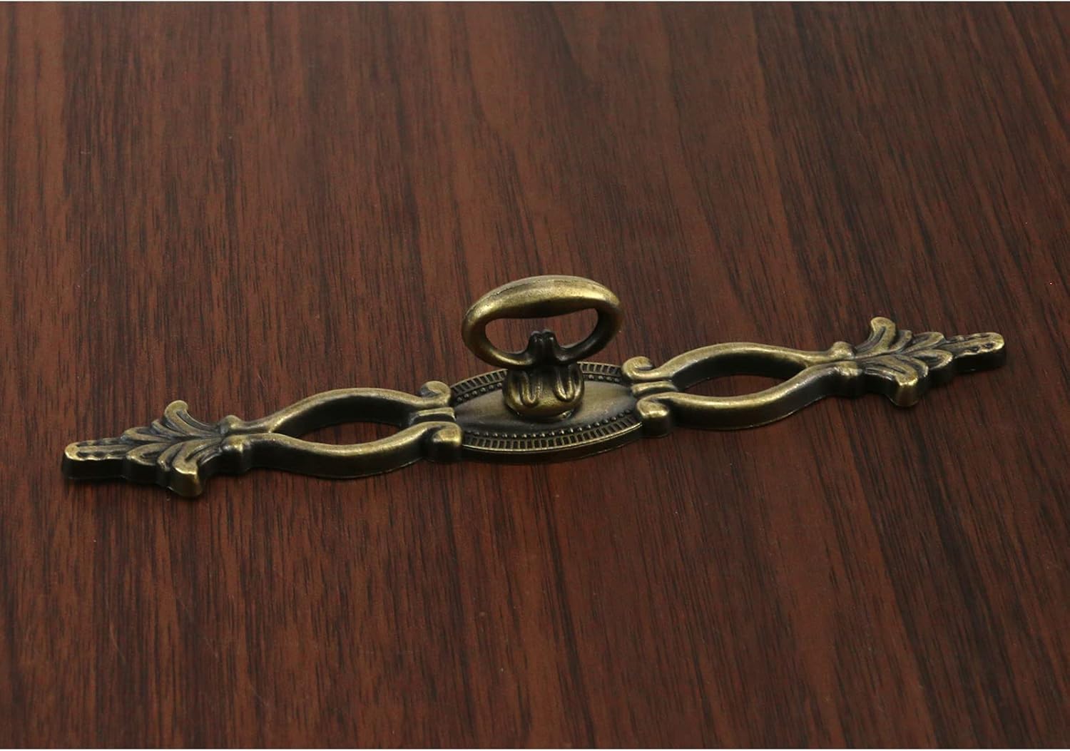 Antique Cabinet Drawer Pull Knobs Furniture Door Pull Handle Knobs Decorative Dresser Cupboard Handle Pulls 2-Pack with Screws