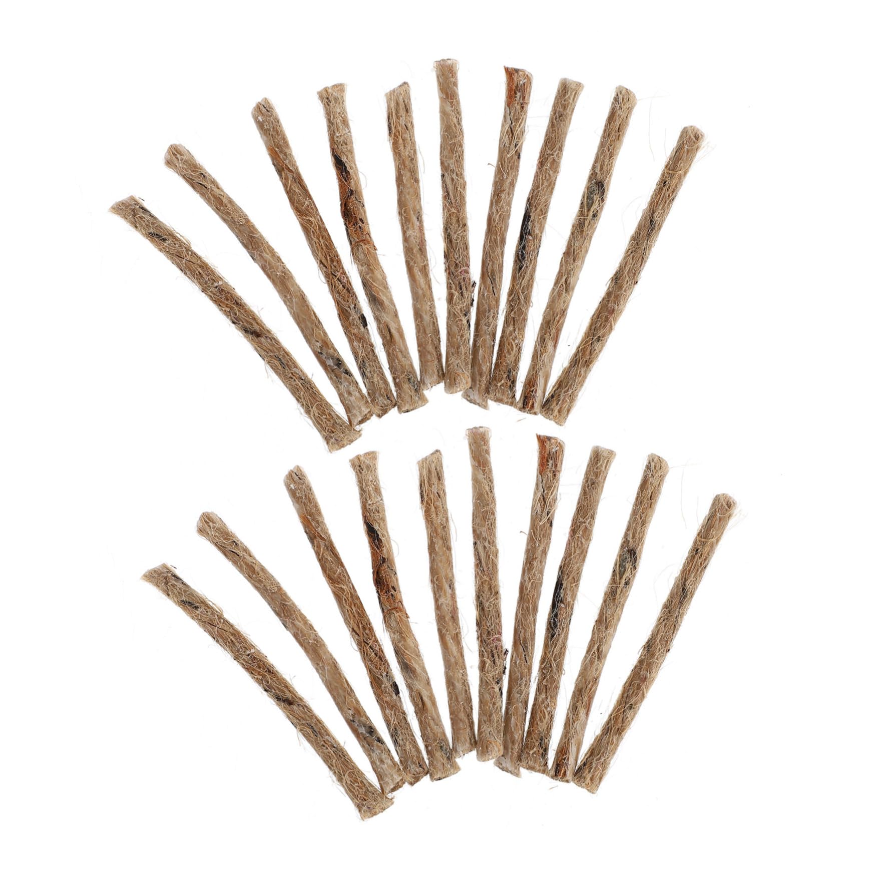 Toddmomy Wax Rope Fire Starter 20 Pack Fire Starter Twine for Outdoor Activities Survival