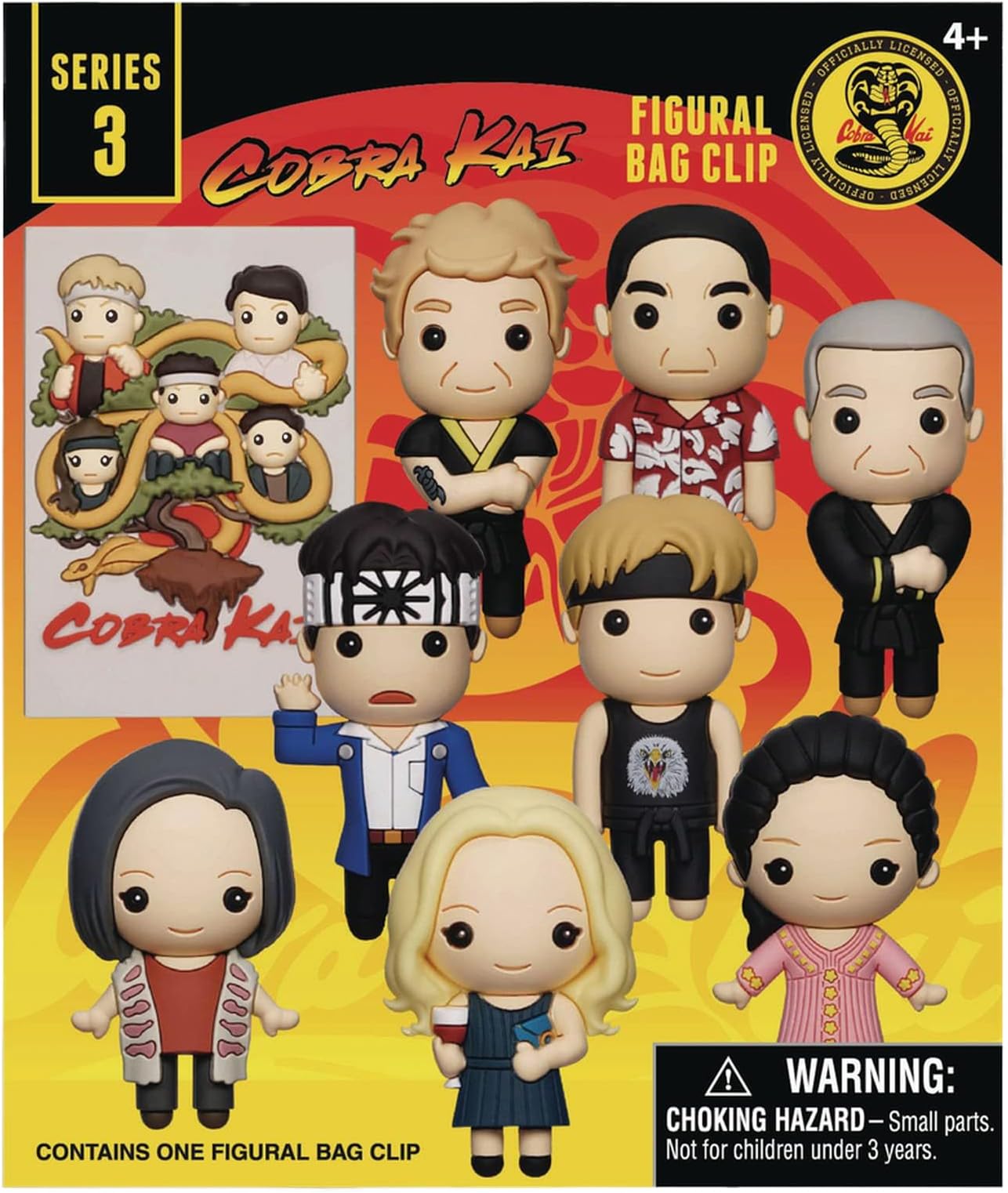 Cobra Kai 3D Foam Bag Clip - Series 3