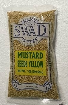 Amazon.com : Swad Mustard Seeds Yellow - 7oz., 200g