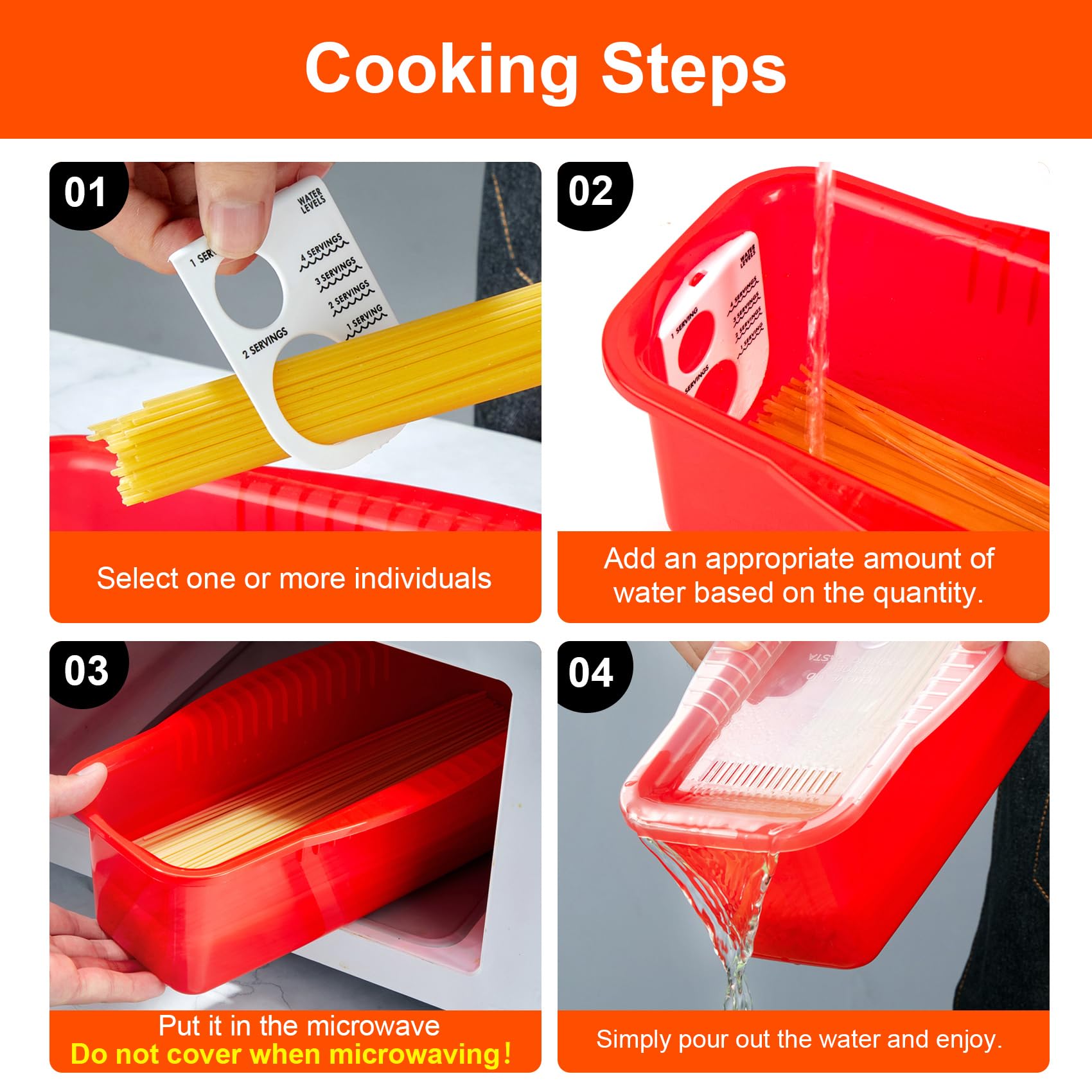 Microwave Pasta Cooker - Ready in 10 Minutes! -3