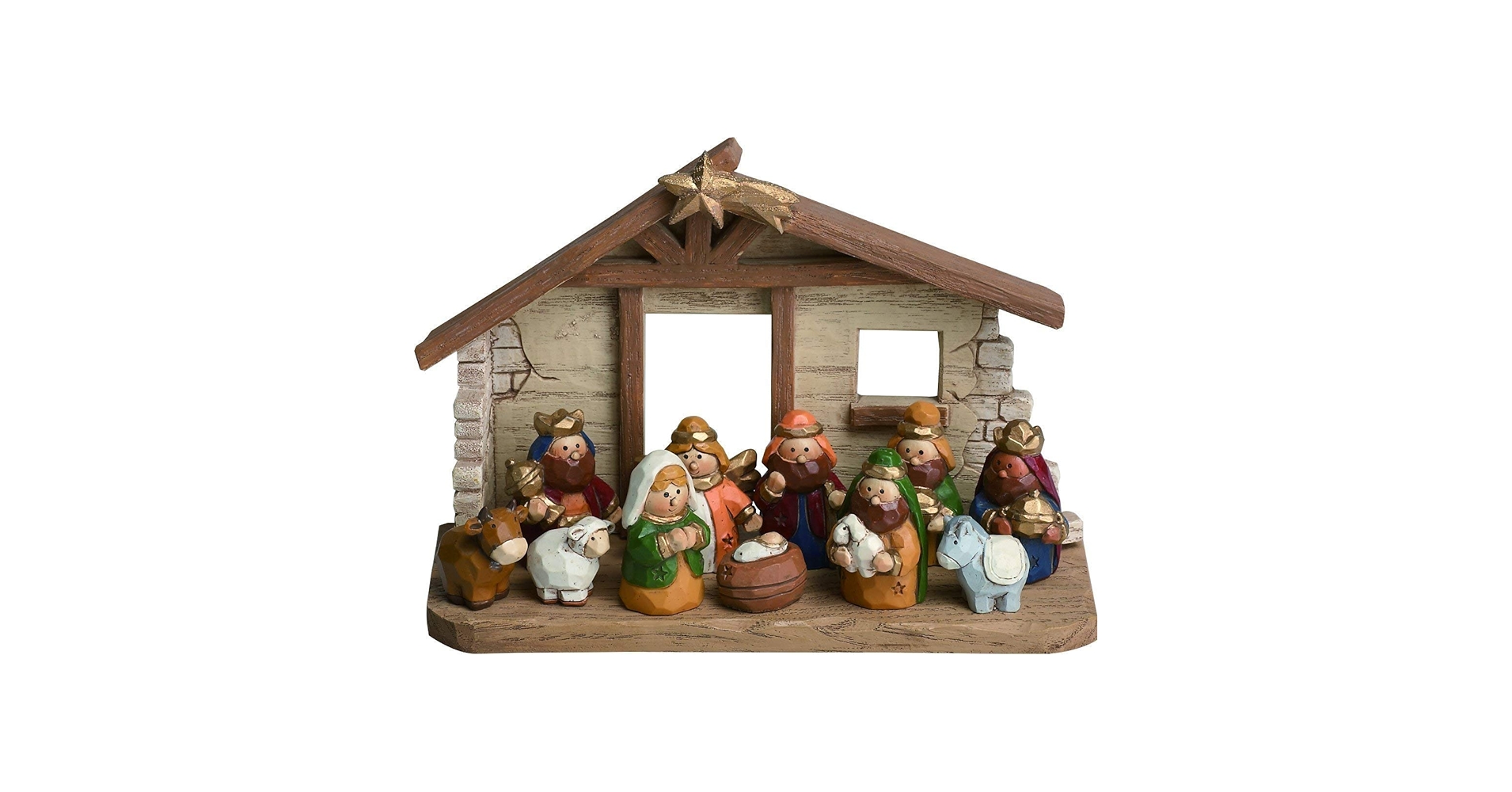 未使用品★ミスタークリスマス/AWAY IN THE MANGER/キリスト生誕 Amazon.co.jp: ミニチュア キッズ キリスト降誕シーンと馬小屋