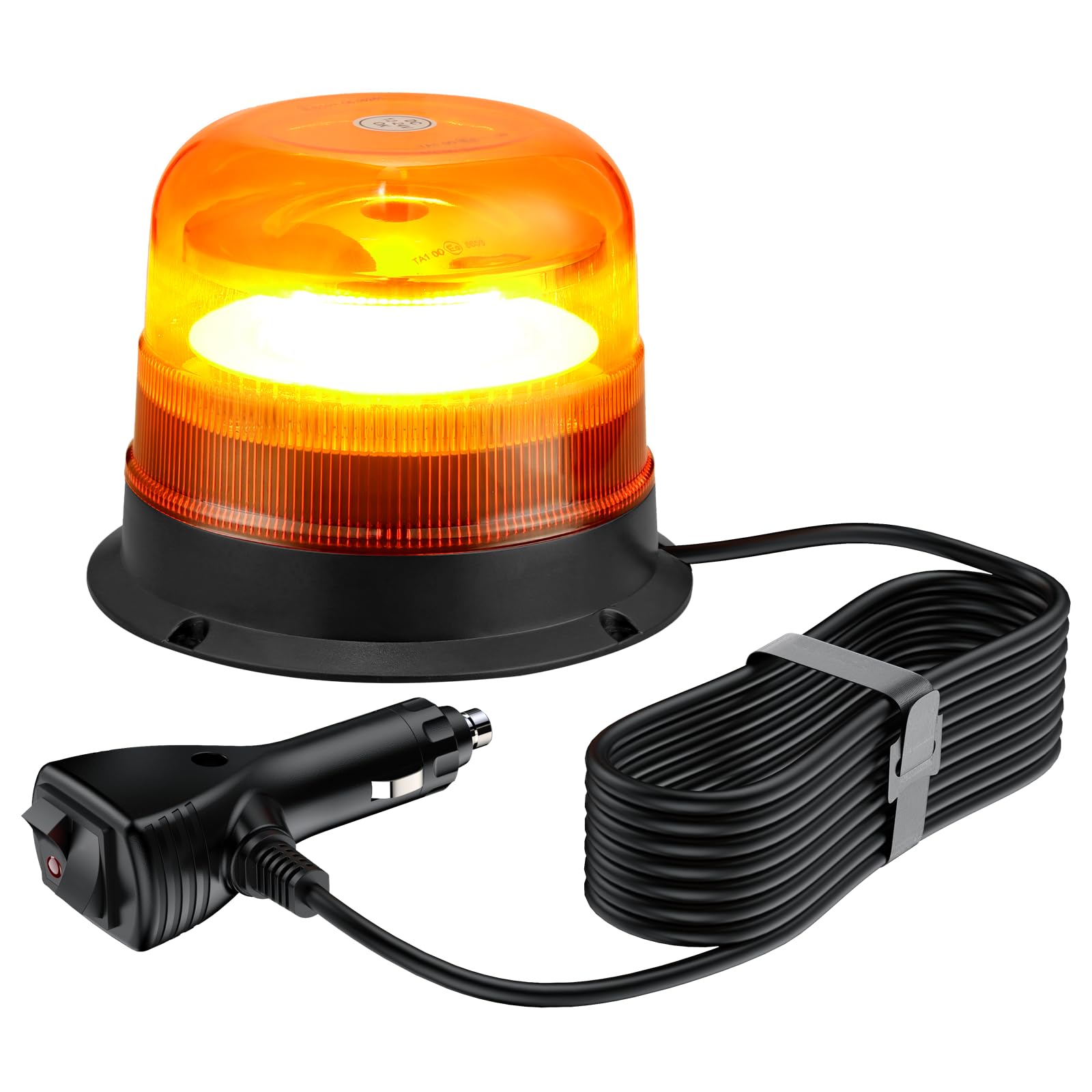 PROZOR 48LED Warnleuchte Notfall Warnblinklicht 10 Blitzmodus 48W Wasserbeständigkeit Magnetisch Warnlicht Stroboskoplicht Frontblitzer Notlicht für LKWs Traktoren Gabelstapler