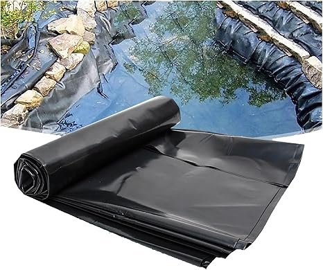 Image GYYN Pond Liner Flexible Fish Pond Bed Liners Impermeable Film Durable Pond Liner Cloth Keep Water Clean for Waterfall Fish Pond Water Fountains Stream (Color : Black, Size : 4x6m) Image GYYN Pond Liner Flexible Fish Pond Bed Liners Impermeable Film Durable Pond Liner Cloth Keep Water Clean for Waterfall Fish Pond Water Fountains Stream (Color : Black, Size : 4x6m)