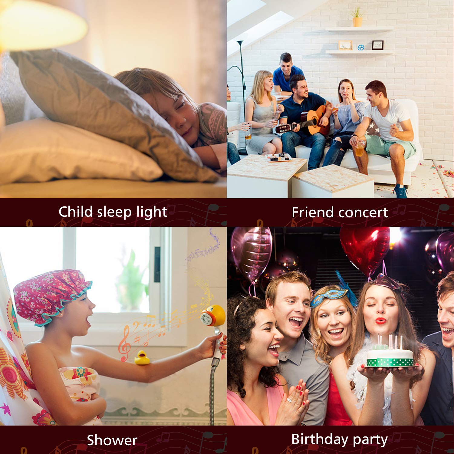 Sengled Pulse Master Lampadina Bluetooth Altoparlante E27 Led Musica Lampada Con JBL Altoparlante Bluetooth, Lampadina Intelligente Funziona Con Amazon Alexa, Controllo Da App, Rosso